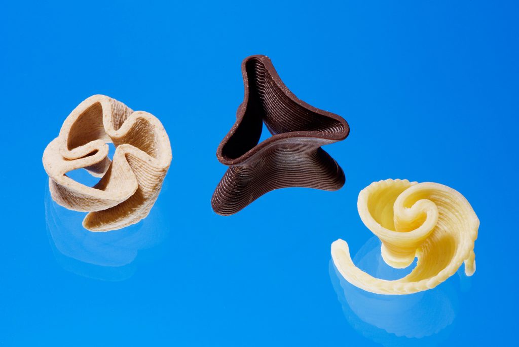 3D-printen van voedsel: deeg, chocolade en pasta